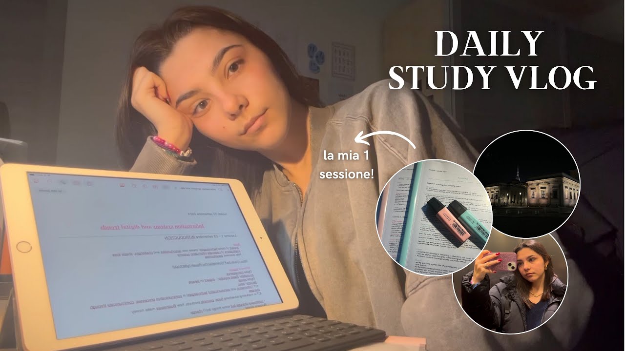 STUDY VLOG! | una giornata in sessione - YouTube