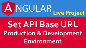 Create Project in Angular 7/8/9 in Hindi #13 HTTP Base URLs of Production and Development