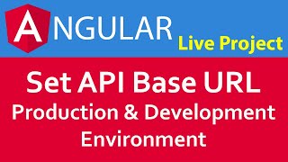 Create Project in Angular 7/8/9 in Hindi #13 HTTP Base URLs of Production and Development screenshot 2