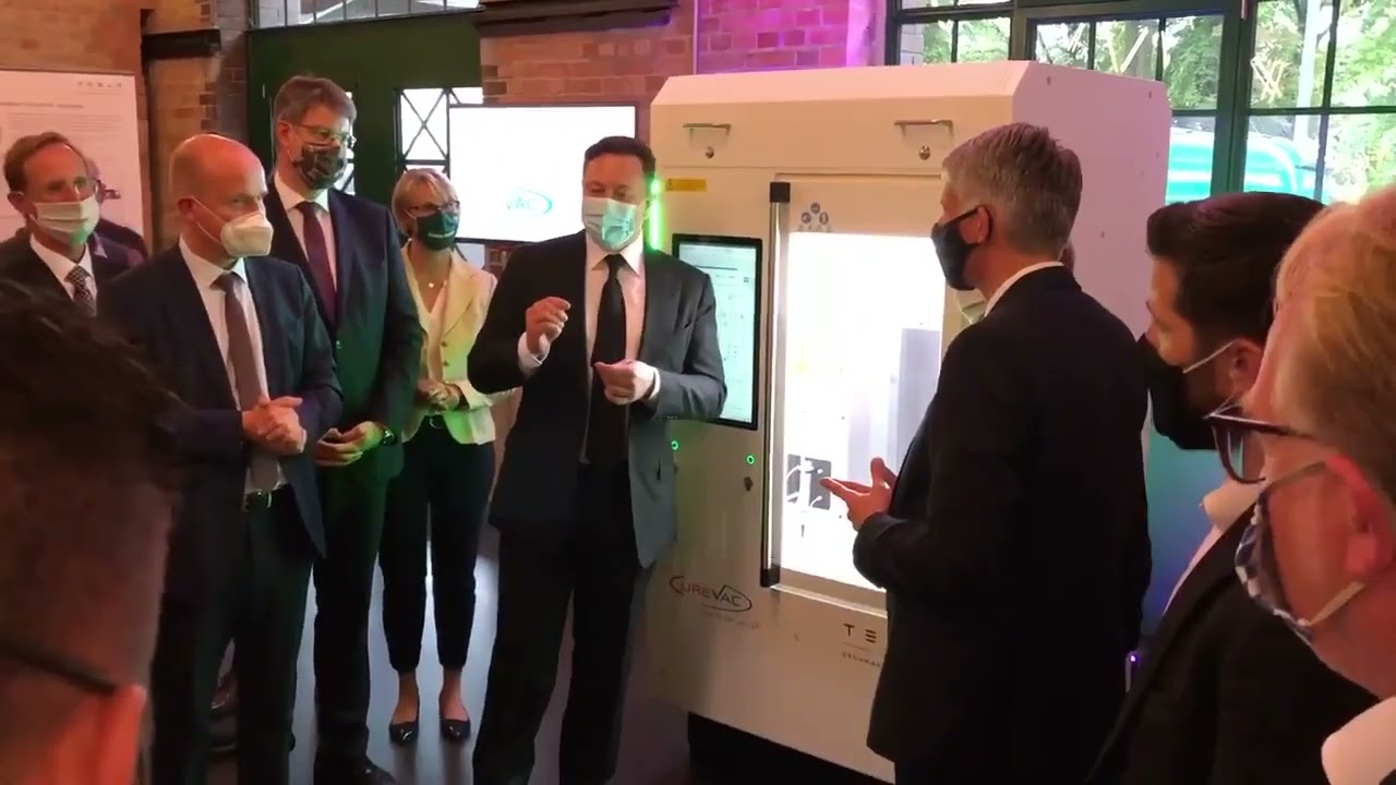 Elon Musk magnetic stirring particles presentation