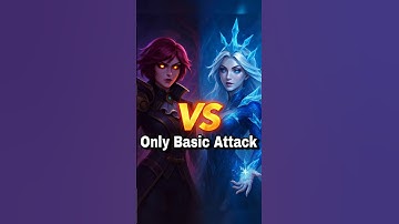 Eudora vs Aurora only basic attack 😱 mlbb #shorts