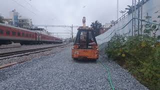 16525 CAPE Kanniyakumari KSR Bangalore City JN super fast express speed through BNCE east RLY STN