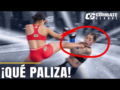 ¡GOLPE LETAL! | Daniela Hernández vs Elia Avila I Combate Global #13