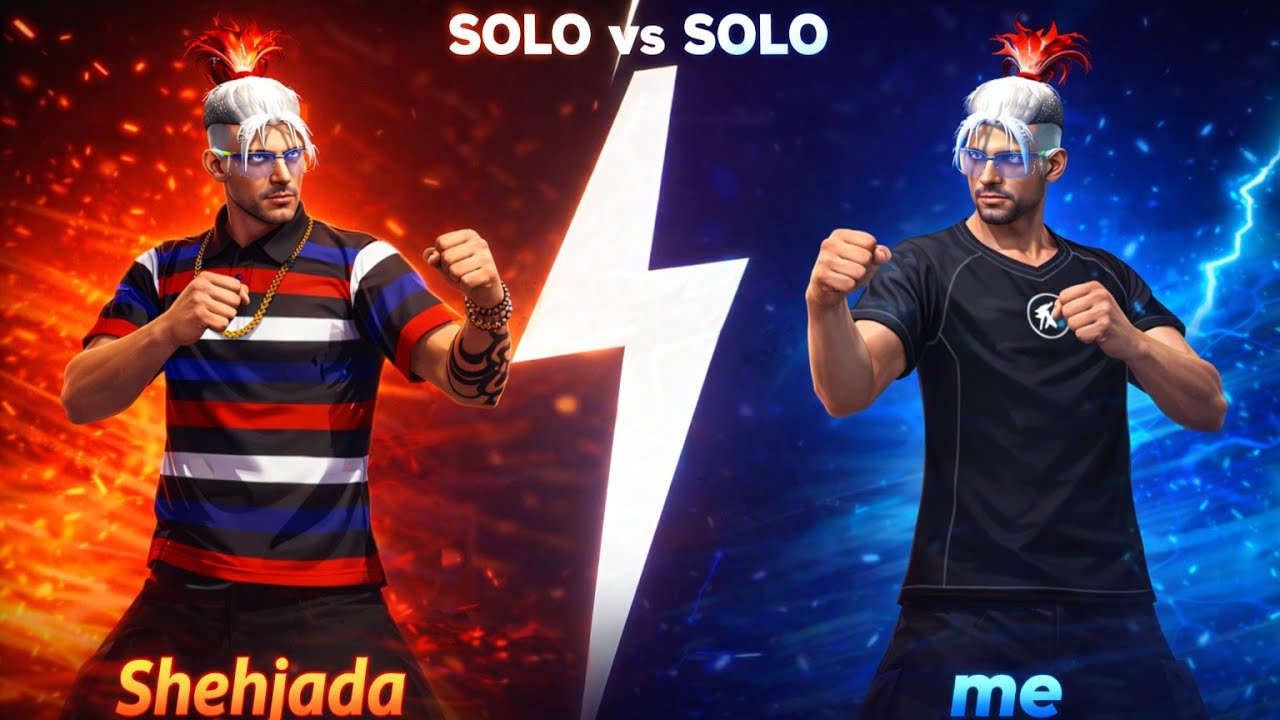 SOLO vs SOLO 😱 Shehjada vs TG GameOn | 1v1 Custom Room Battle | Free Fire MAX | 