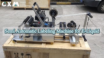 Vape Juice | Semi Automatic Labeling Machine for E-Liquid | E-Juice | Vaping E-Liquid #cigarette