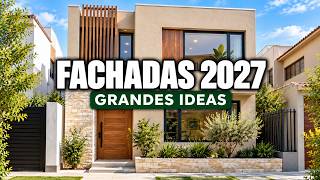 Fachadas Modernas 2027: Tendencias para Frentes de Casas - Colores, materiales y Arquitecturas Fachadas Modernas 2027: Tendencias para Frentes de Casas - Colores, materiales y Arquitecturas