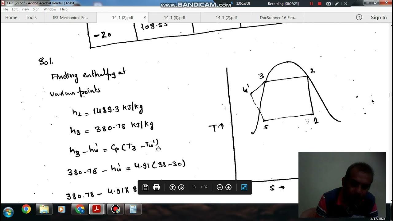 Refrigeration and Air conditioning Q24(IES mains 2014)(Previous Year Conventional IAS,IES