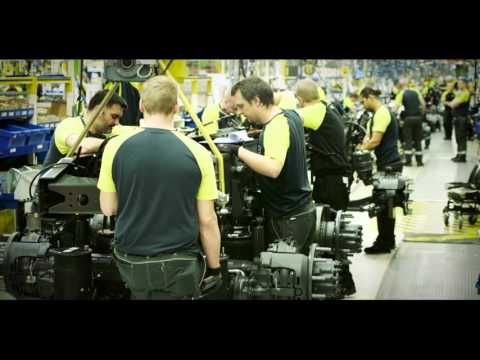 The Volvo Group truck plant in Tuve