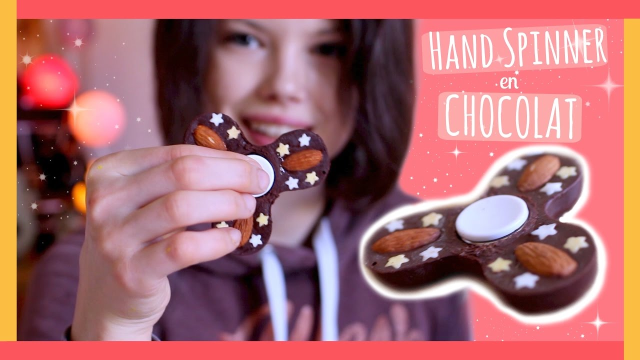 COMMENT FAIRE UN HAND SPINNER COMESTIBLE en CHOCOLAT | (DIY Français