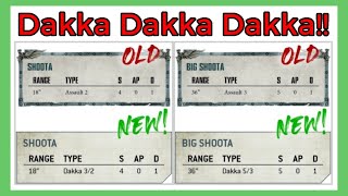 Dakka Dakka Dakka!! New Dakka Weapon Rules Revealed