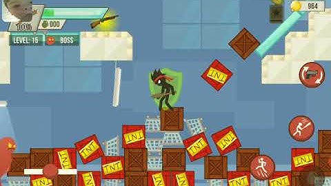 Stickman Zombie Shooter - I found the Red Zombie, the strongest zombie ever! (Over 7s)