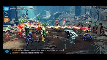 Doom raid 2.3 - Tech node 1 - 1st attempt - Marvel Strike Force - MSF