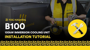 FogHashing B100 Installation Tutorial, Hold 20 S21/M66/S21imm/L9, Immersion Cooling for Mining Rigs