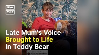 Teddy Bear's Voice Recording of Late Mom Brings Boy to Tears