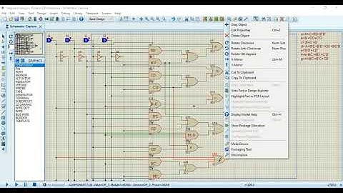 Report 7 Segment design in Proteus 8 professional.