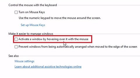 How To Turn Off Hover Select In Windows 11