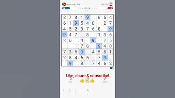 How to beat #sudoku in under 1 min #numbers #numberpuzzle #app #game#puzzle #mobilegame #SriLanka