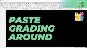 বাংলা - Paste Grading Around | TUKAdesign Video Help | CAD Pattern Making Software | Bangla