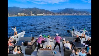 Mega Yacht Magical Sunset Show Whale Season