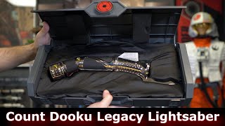 Star Wars Galaxy's Edge: Count Dooku Legacy Lightsaber Review