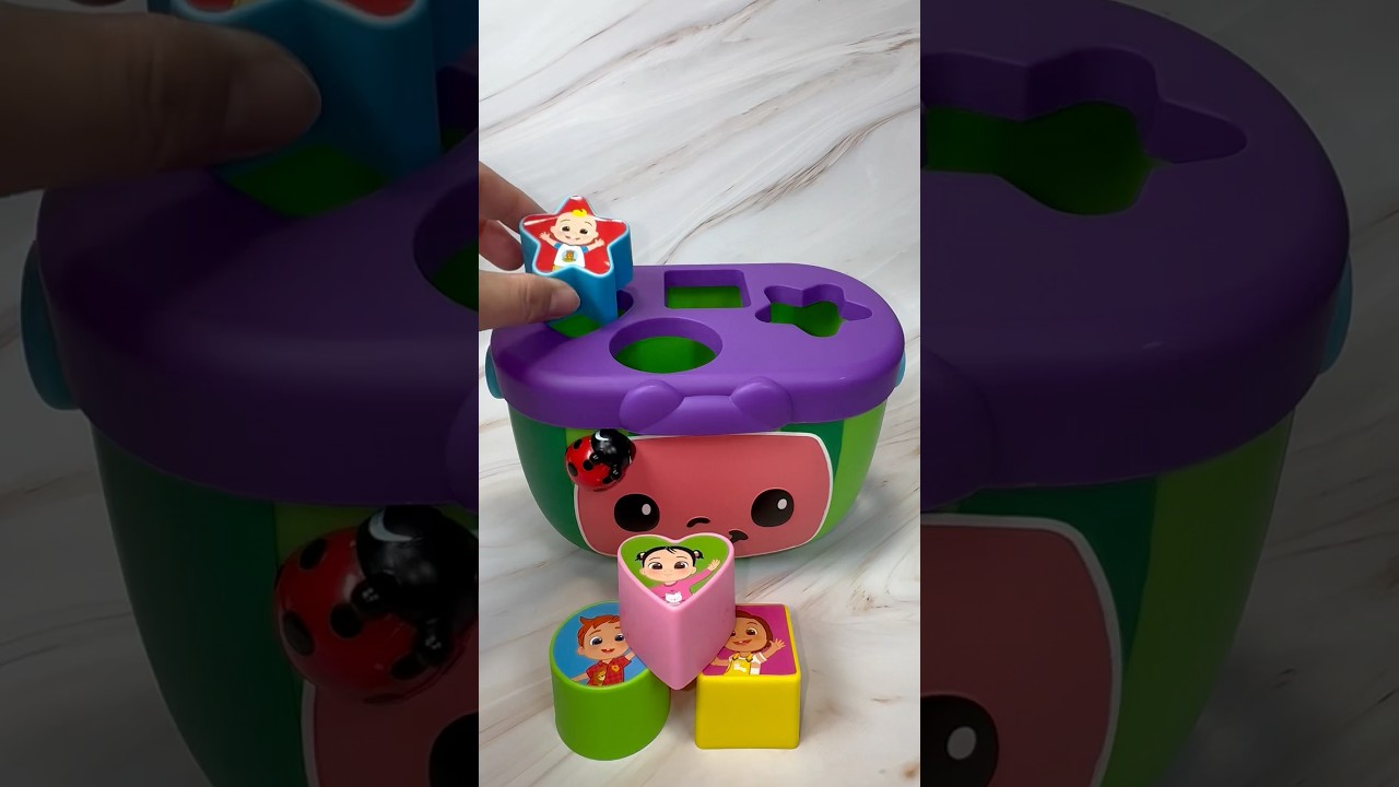 Super Fun Cocomelon Shape Sorter Basket