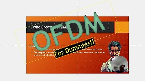 Orthogonal Frequency Division Multiplexing; Simplified