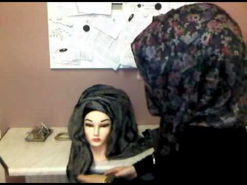 VOLUMISED HIJAB WITH A FLOWER CLIP! - YouTube