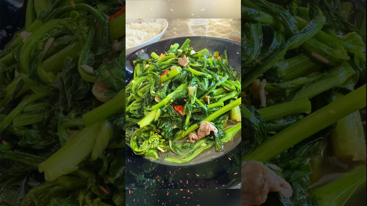 菜の花の仲間？日本人は食べないけど😅私は食べます😋✨✨＃セイヨウカラシナ