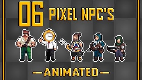 NPC Characters 18 - Pixel Art