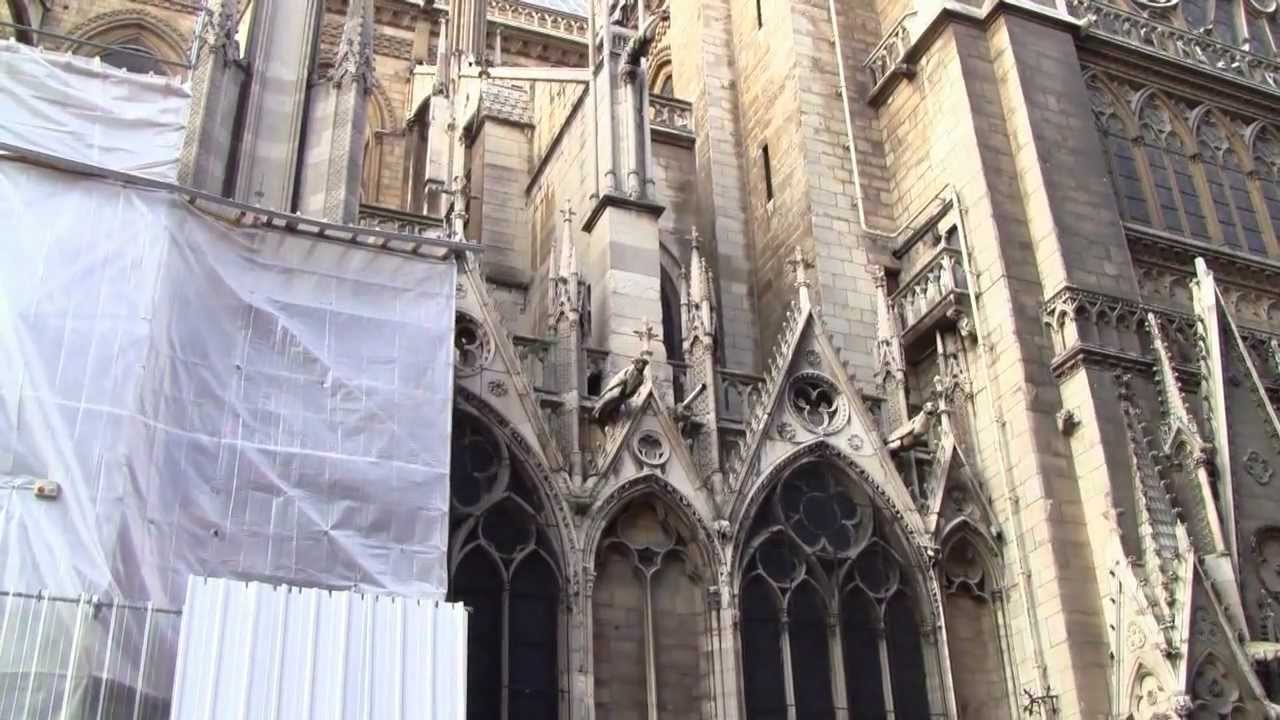 Quasimodo Statue Outside Notre Dame Cathedral Youtube