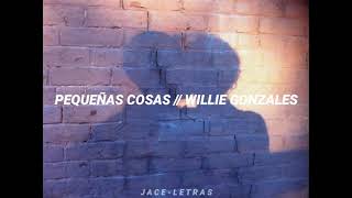 PEQUEÑAS COSAS - WILLIE GONZALES // LETRA