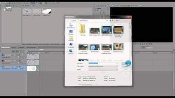 How to import media into sony vegas (BASICS)