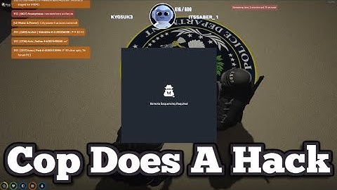 Cop Does A Hack | No-Pixel 3.1