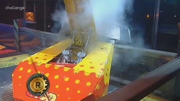 Robot Wars - Firestorm - All Out of the Arena Flips