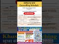 AMU XI SFS counselling Schedule 2024 #amuentrance #entrance #khushtercoaching#viral