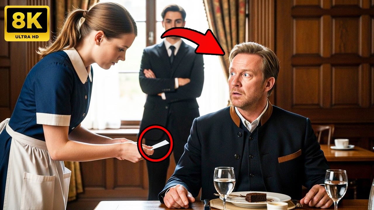 Undercover Millionaire Orders the Cheapest Steak — Waitress Slides a Note That Freezes Him
