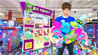 Playing Every Claw Machine In The Arcade With 150 Can We Profit?