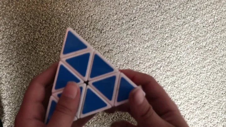 How to solve the pyraminx cube in 2 moves