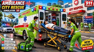 City Ambulance Rescue Simulator 3D Game 911 Us Emergency Ambulance - #ambulancegames #brazil #part52 screenshot 4