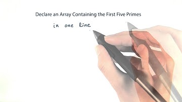 First Five Primes - Intro to Java Programming