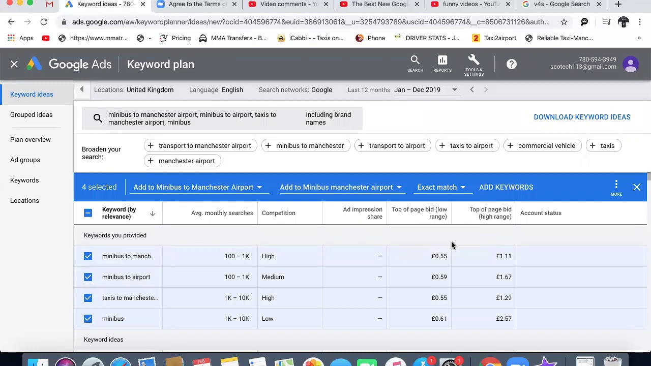 HOW TO GET NEW KEYWORDS FOR PPC - Google AdWords TUTORIAL 2020 FOR BEGINNERS