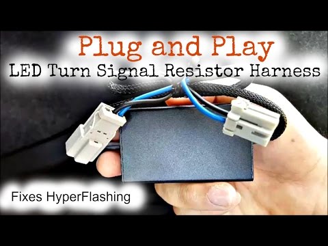 Plug and Play Turn Signal LED Resistor Wire Harness  Product Update Installation and Demo