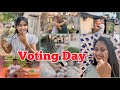 Voting day vlog  behind the senes bts  rkr album  rakhi kulung rai  rkr album new vlog