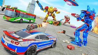 Bus Robot Transform Battle Android Gameplay #ဂိမ်းများ2021 #ဂိမ်းများ #ကလေးဂိမ်းများ screenshot 3