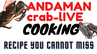 Andaman Crab Currygravy Crablive Fresh Crabs Recipe Crab Masalakekadakakda Coconut Cooking Live