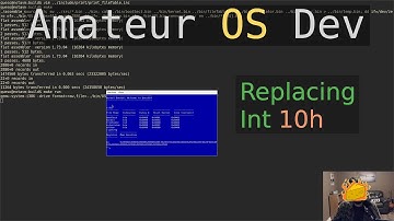 The Great Int 10h Removal - Amateur OS Dev (x86 asm)