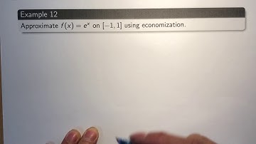 T1e12 - Polynomial approximation using economization approach