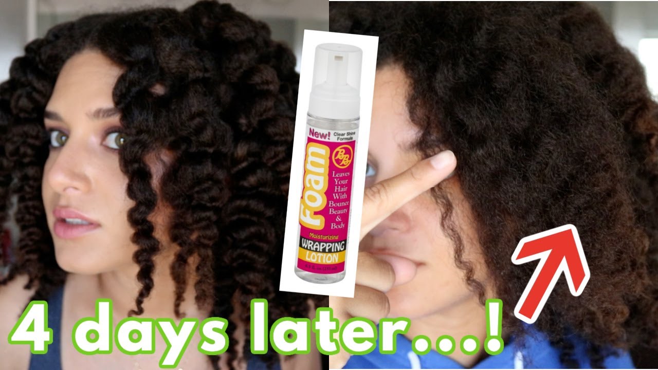 Foam Lotion Experiment 2 Instagram Inspired Blow Out + Braid Out