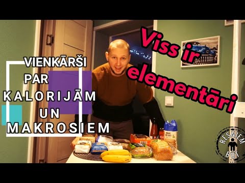 Video: Kā Skaitīt Kalorijas