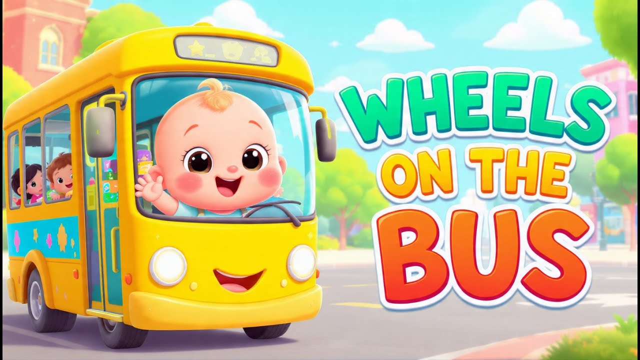 Wheels on the Bus City Ride Story |Baby Songs & Nursery Rhymes for Kids
